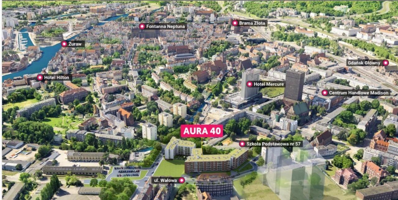 Rent40 Apartamenty Aura Gdansk Old Town Екстериор снимка