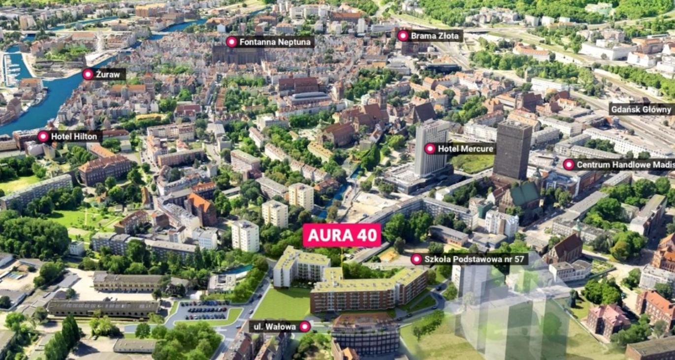 Rent40 Apartamenty Aura Gdansk Old Town Екстериор снимка